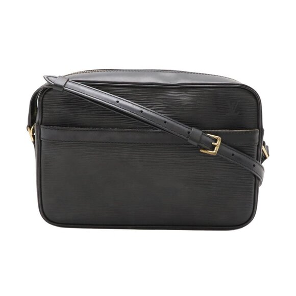 LOUIS VUITTON Black Leather Shoulder Bag - Picture 1 of 10